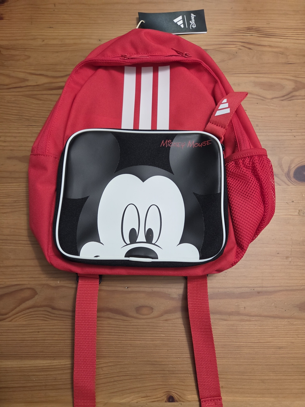 Adidas x Disney Red Mickey Mouse Kids Backpack